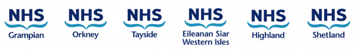 North Scotland Health Board logos